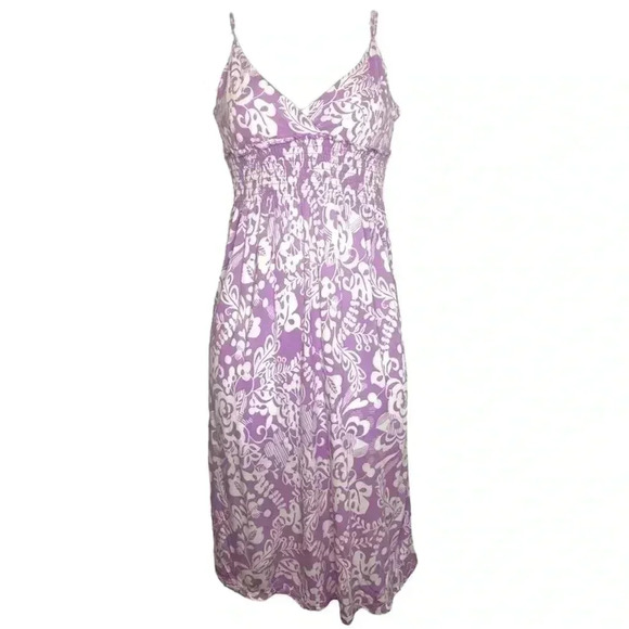 Gap Purple Floral Tropical Sundress - Picture 1 of 4